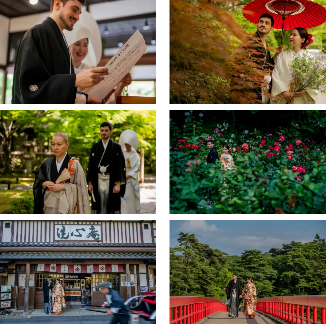 円通院での特別な結婚式